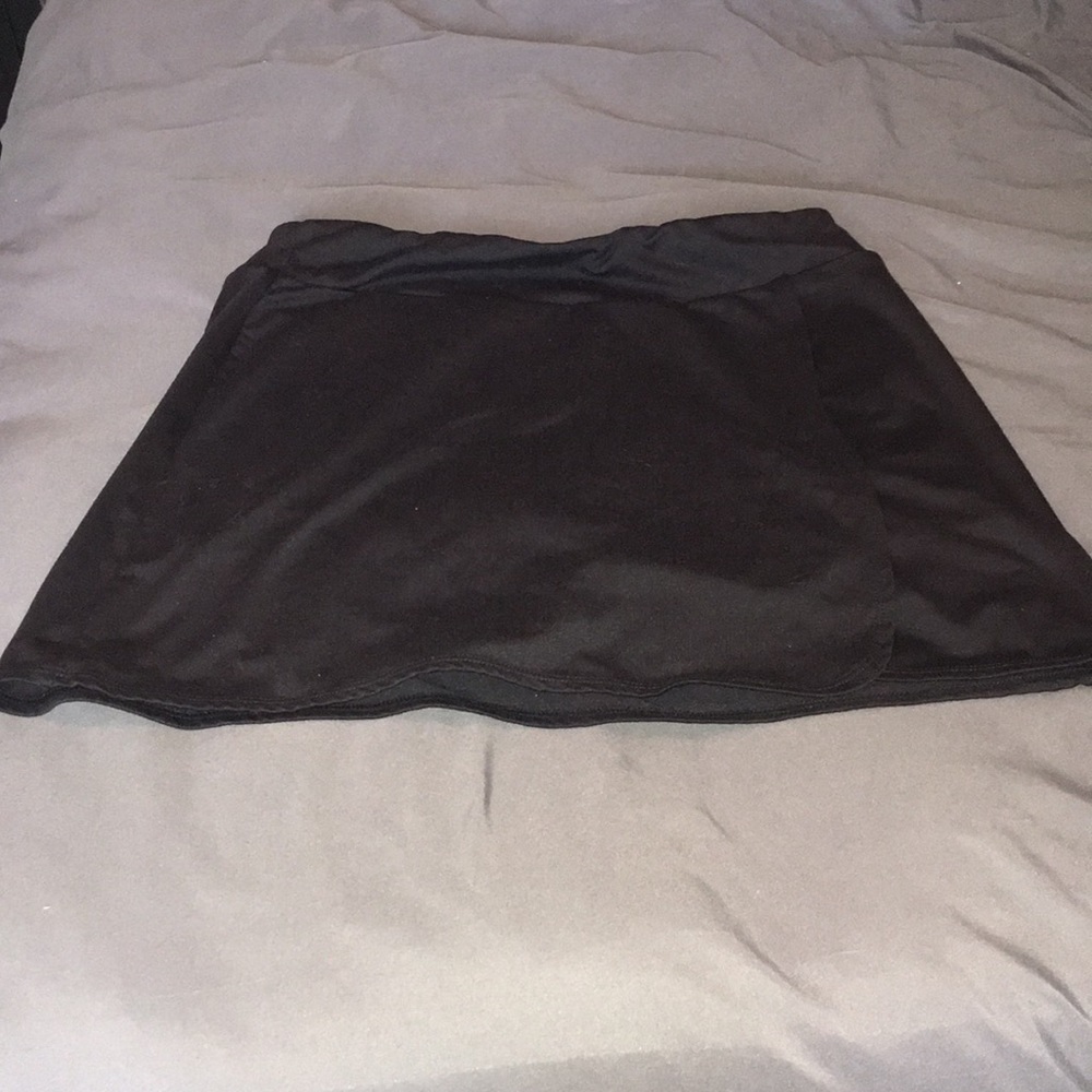 Black skirt with shorts built in